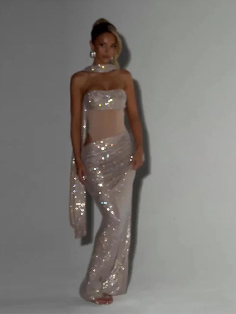 Kleid Aura lang