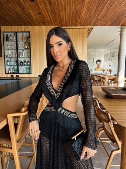 Kleid Lrecia Schwarz 