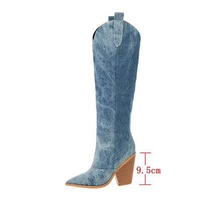 Bota Jeans Wein 