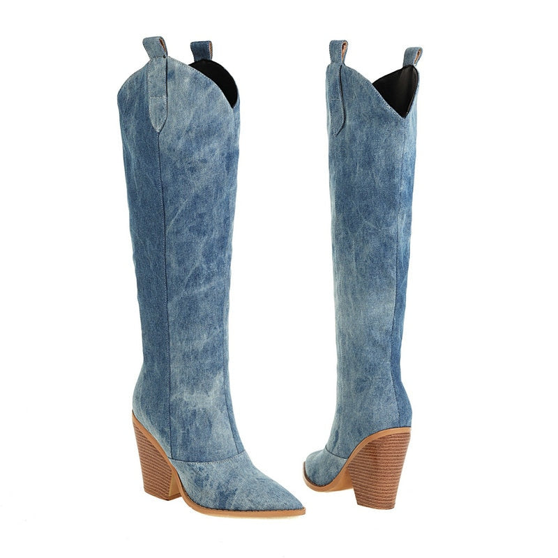 Bota Jeans Wein 