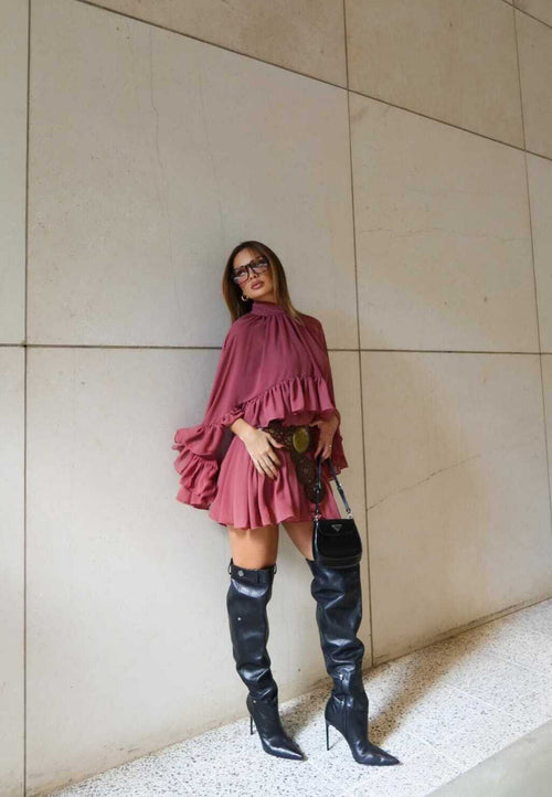 Kleid Scharlachrot 