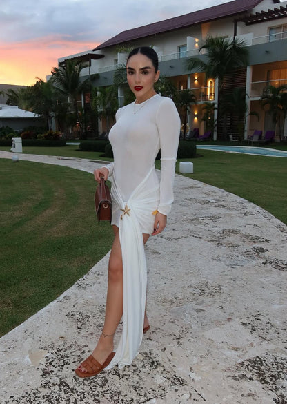 Kleid aus Mesh 