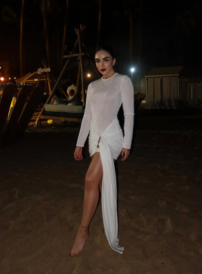 Kleid aus Mesh 
